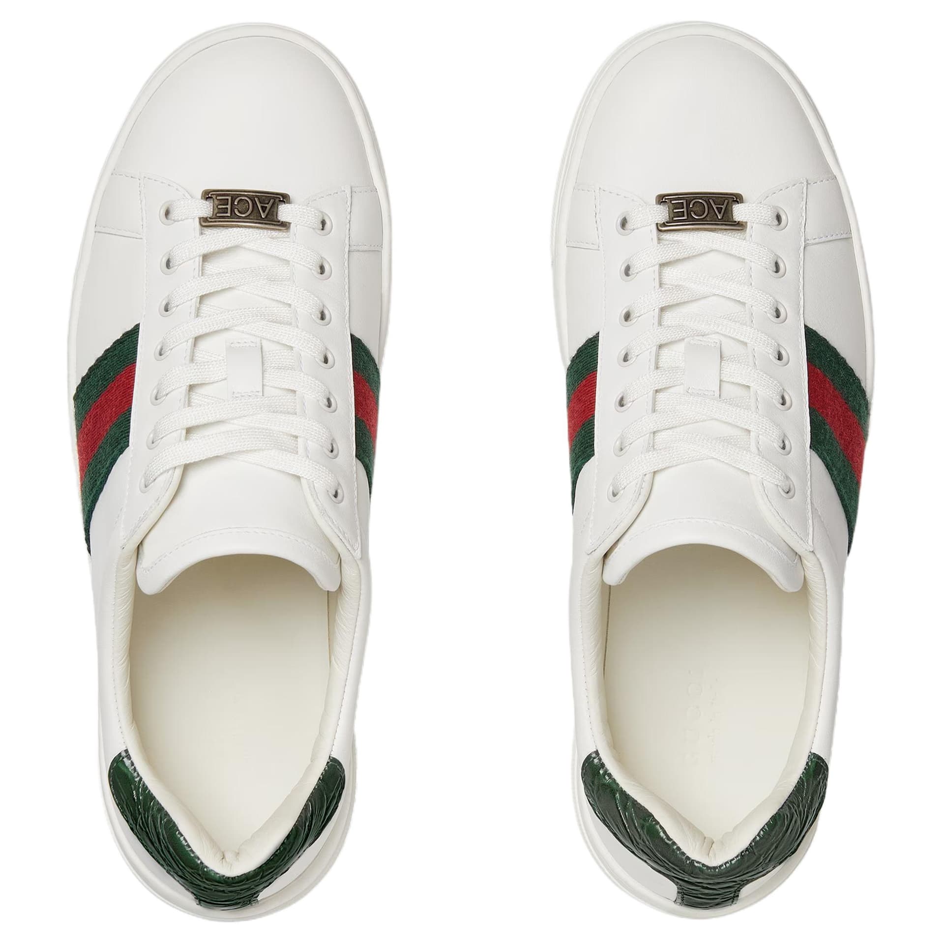 Кроссовки Gucci Ace White Green - изображение 3