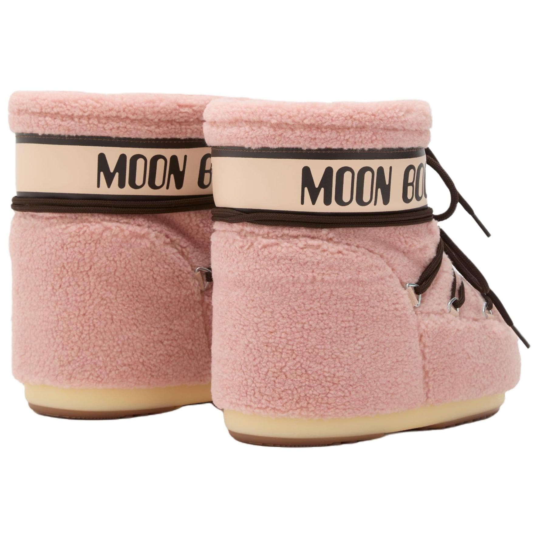 Ботинки зимние MOON BOOT Stivale Короткий Сноубутсы Унисекс Розовый - изображение 4