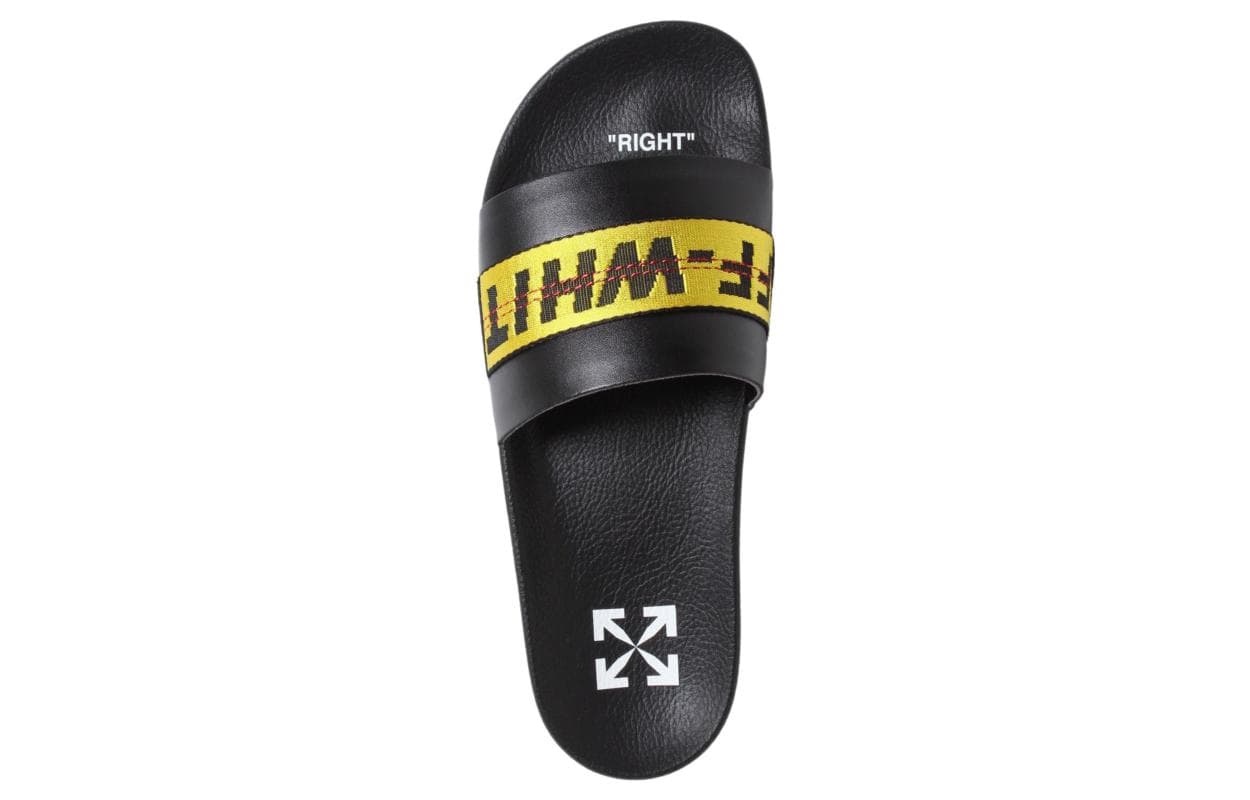 Сандалии OFF-WHITE Industrial Logo Print - изображение 5