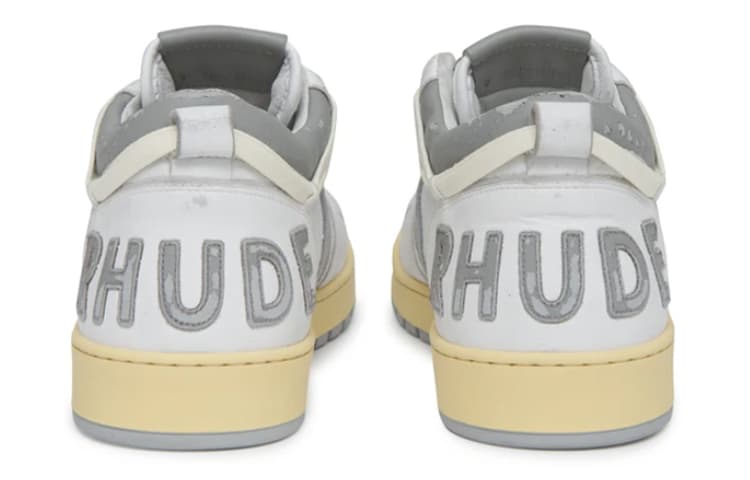 Ретро баскетбольные кроссовки RHUDE Rhecess Low Grey - изображение 4