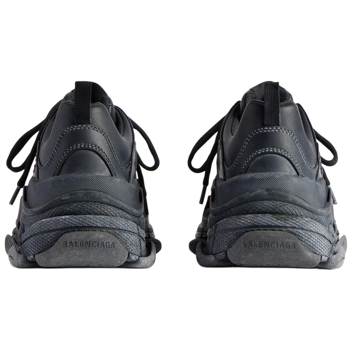 Кроссовки Balenciaga Triple S Спортивные Низкие Кроссовки Мужские Черные - изображение 6