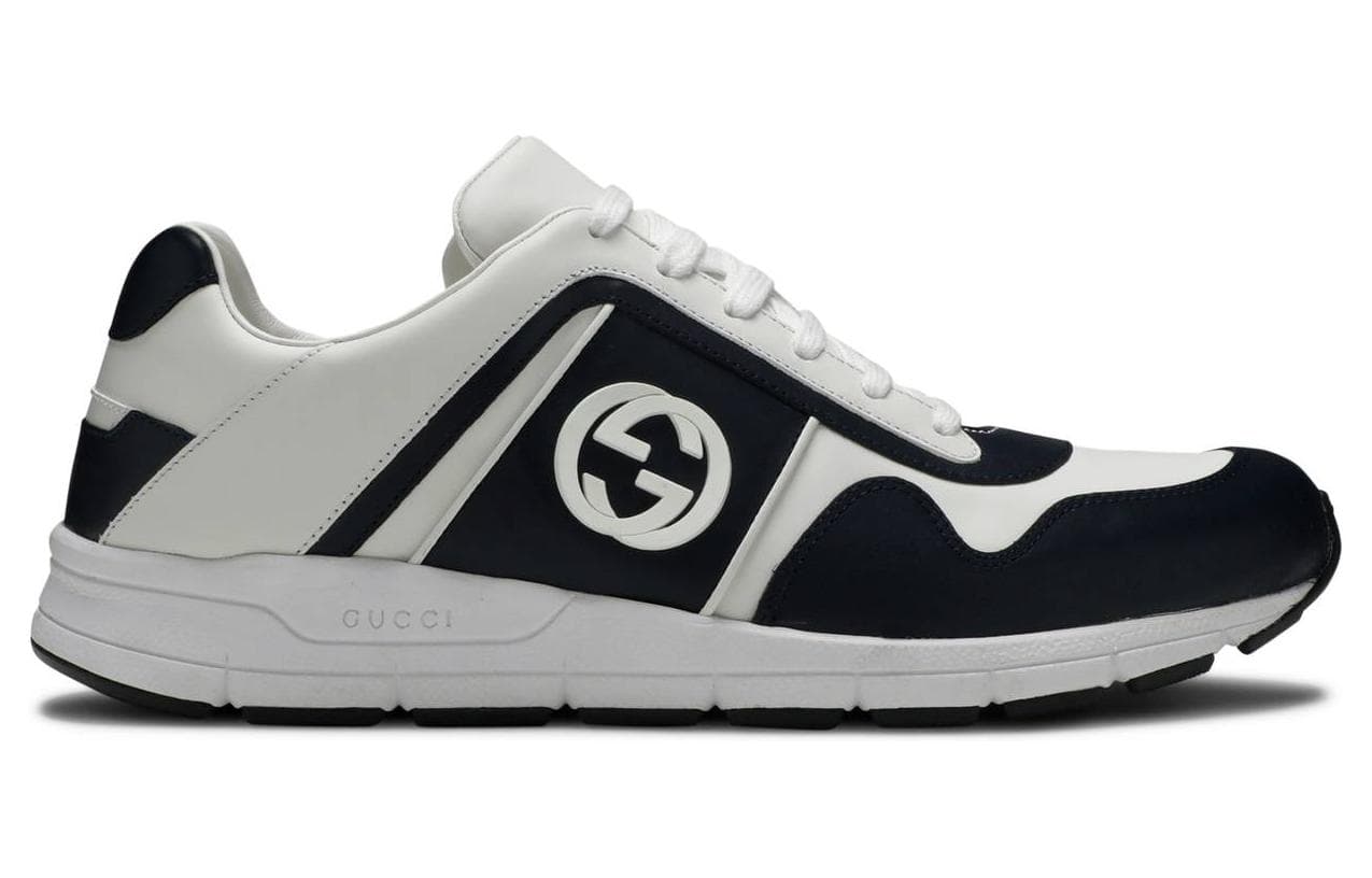 Кроссовки Gucci Double G Logo Black White - изображение 2