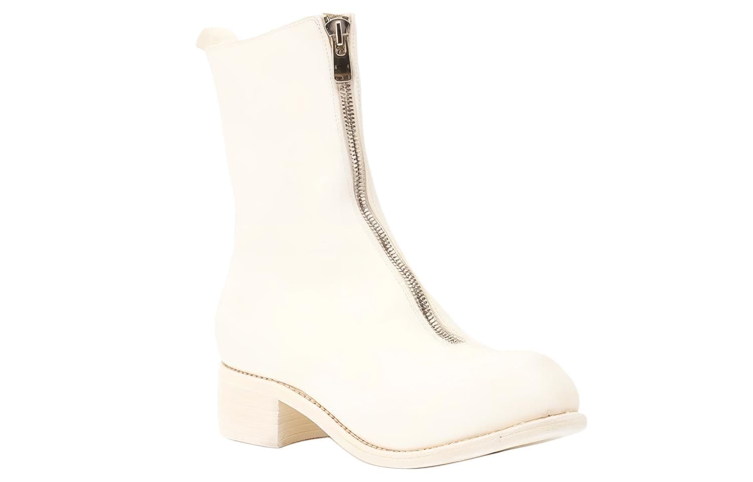 Сапоги GUIDI Front Zip Ankle Boot White - изображение 3