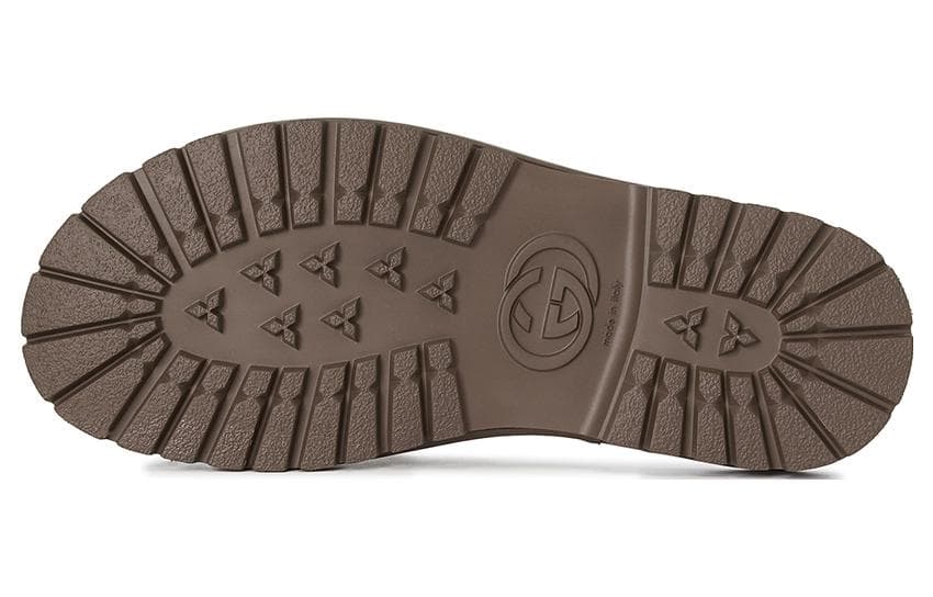 Сандалии Gucci Horsebit Loafer Brown - изображение 5