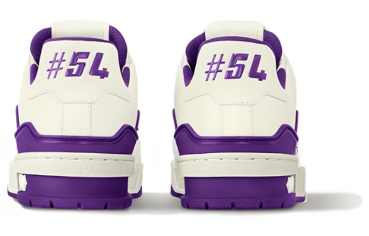 Кроссовки Louis Vuitton Trainer Low Purple White - изображение 4