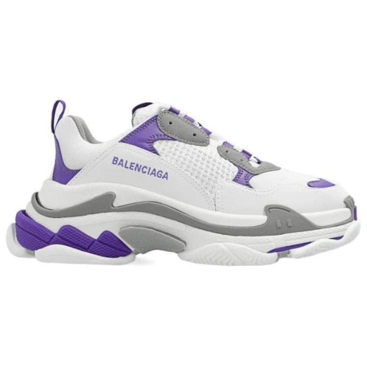 Кроссовки Balenciaga Triple S White Grey Purple - изображение 2