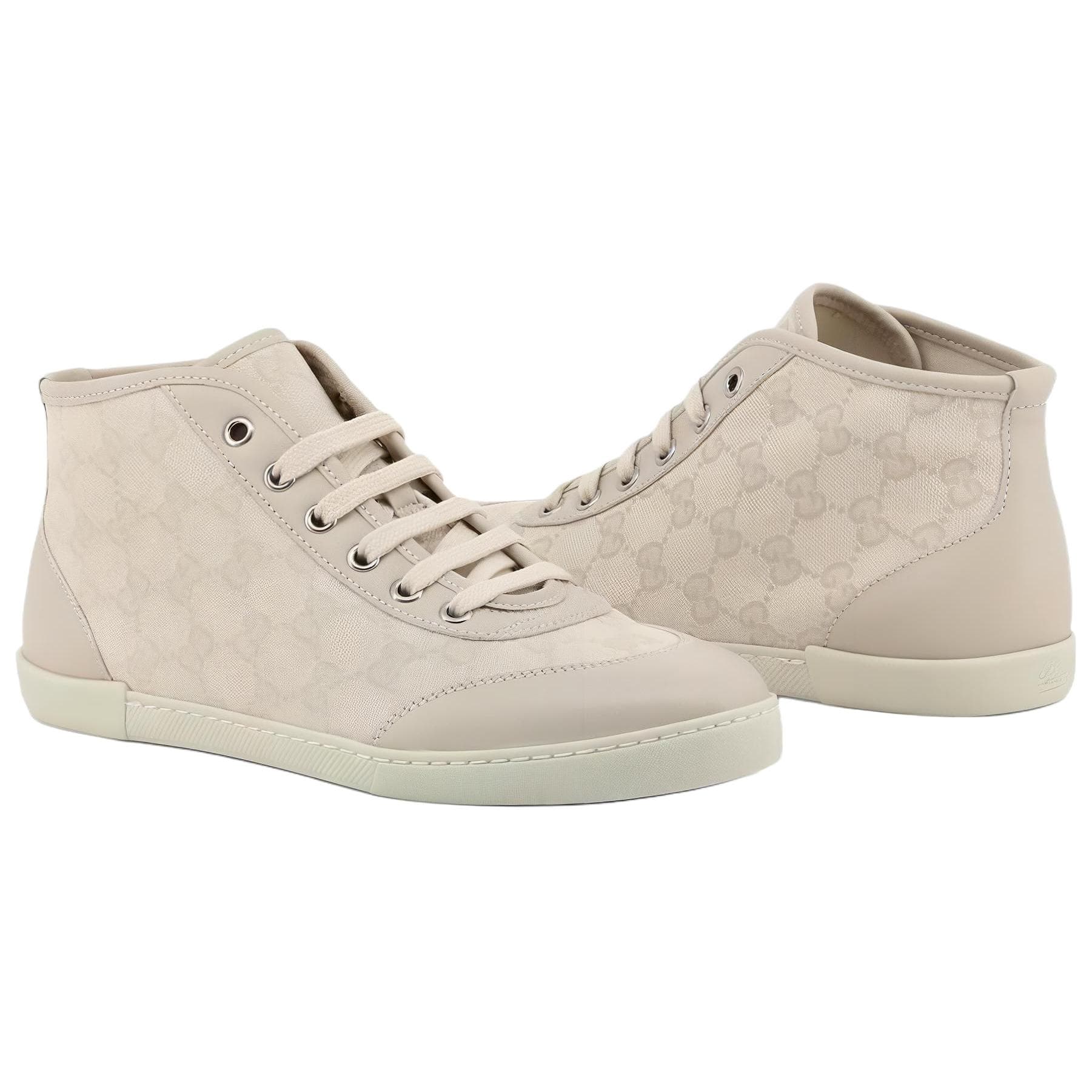 Кеды Gucci Monogram High Top Canvas Sneakers - изображение 4