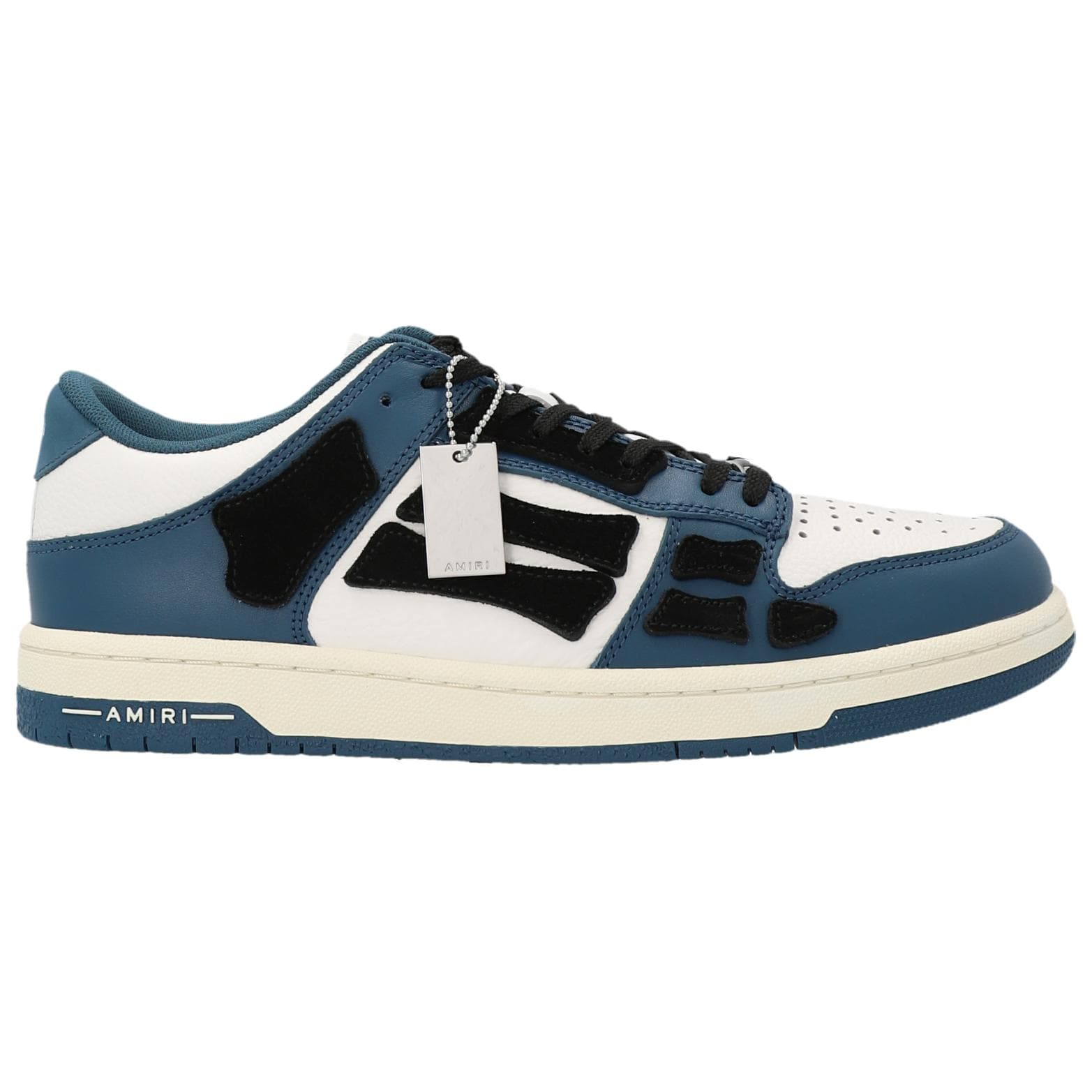 Кроссовки AMIRI Skel-Top Low Blue White Black - изображение 2