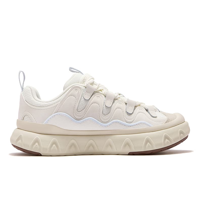 Кроссовки FILA FUSION PISA FLAT Cone Shoes Дышащий Low Топ Повседневная обувь Женские Тофу Белый - изображение 2