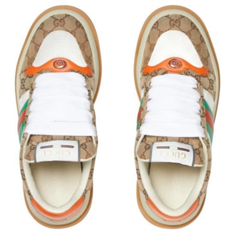Кроссовки Gucci GG Low Top Sneakers Brown - изображение 4