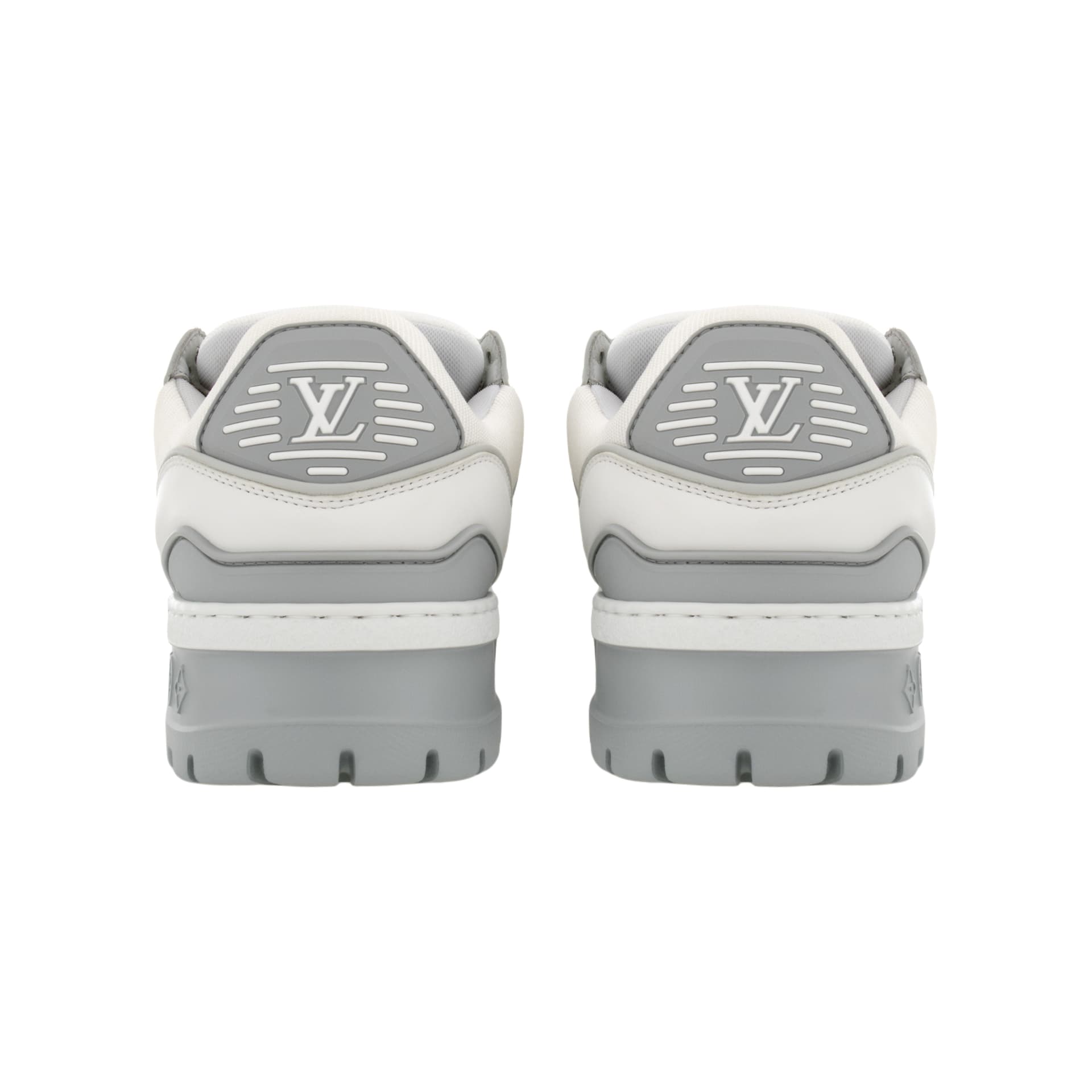 Кроссовки Louis Vuitton Trainer Maxi White Grey - изображение 5