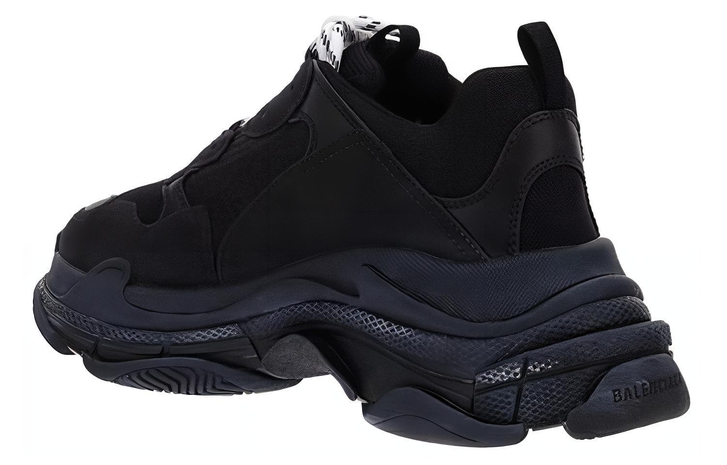 Кроссовки Balenciaga Triple S Black - изображение 4