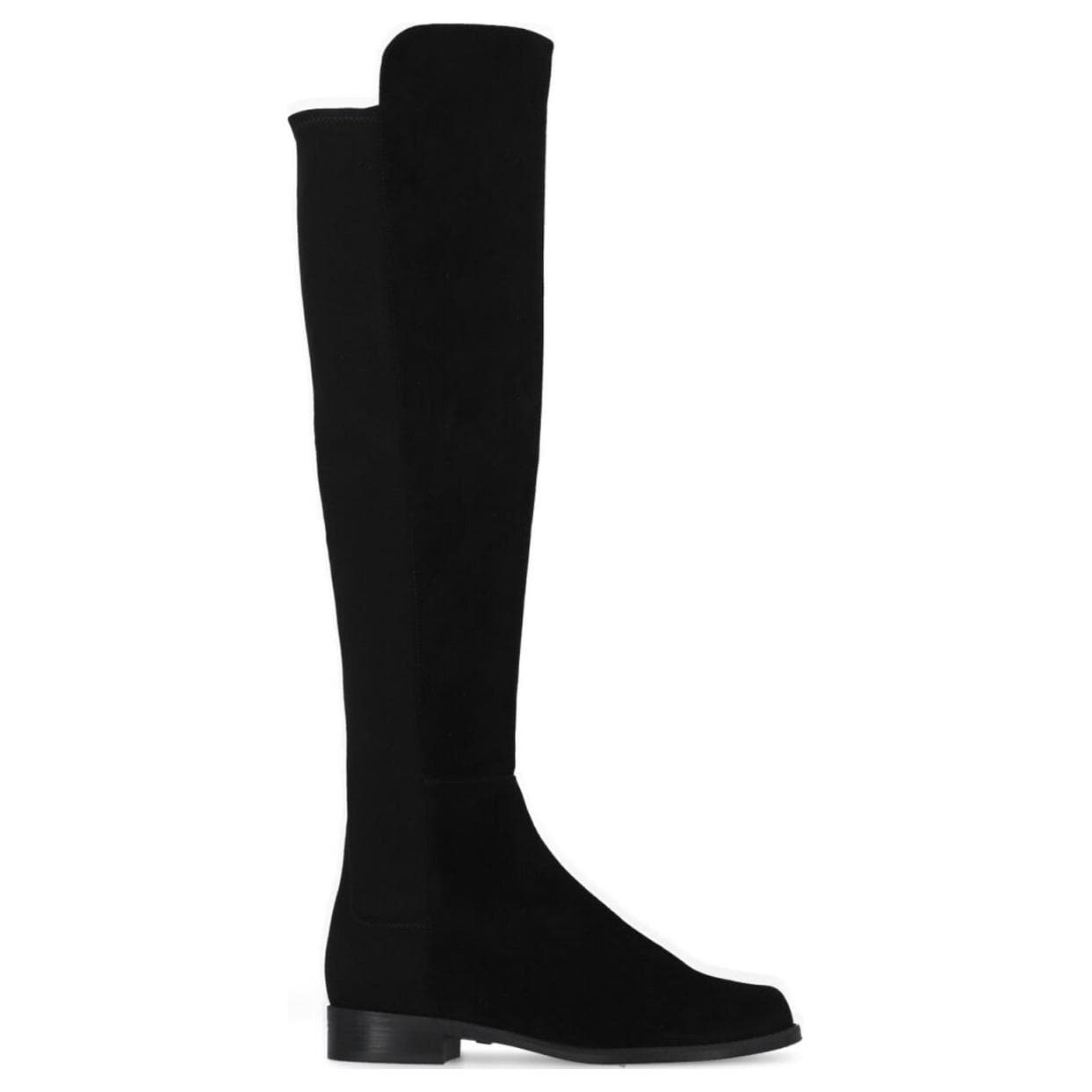 Ботинки Stuart Weitzman Sw Keelan Овчина Над колено Ботинки Женские Черные - изображение 2