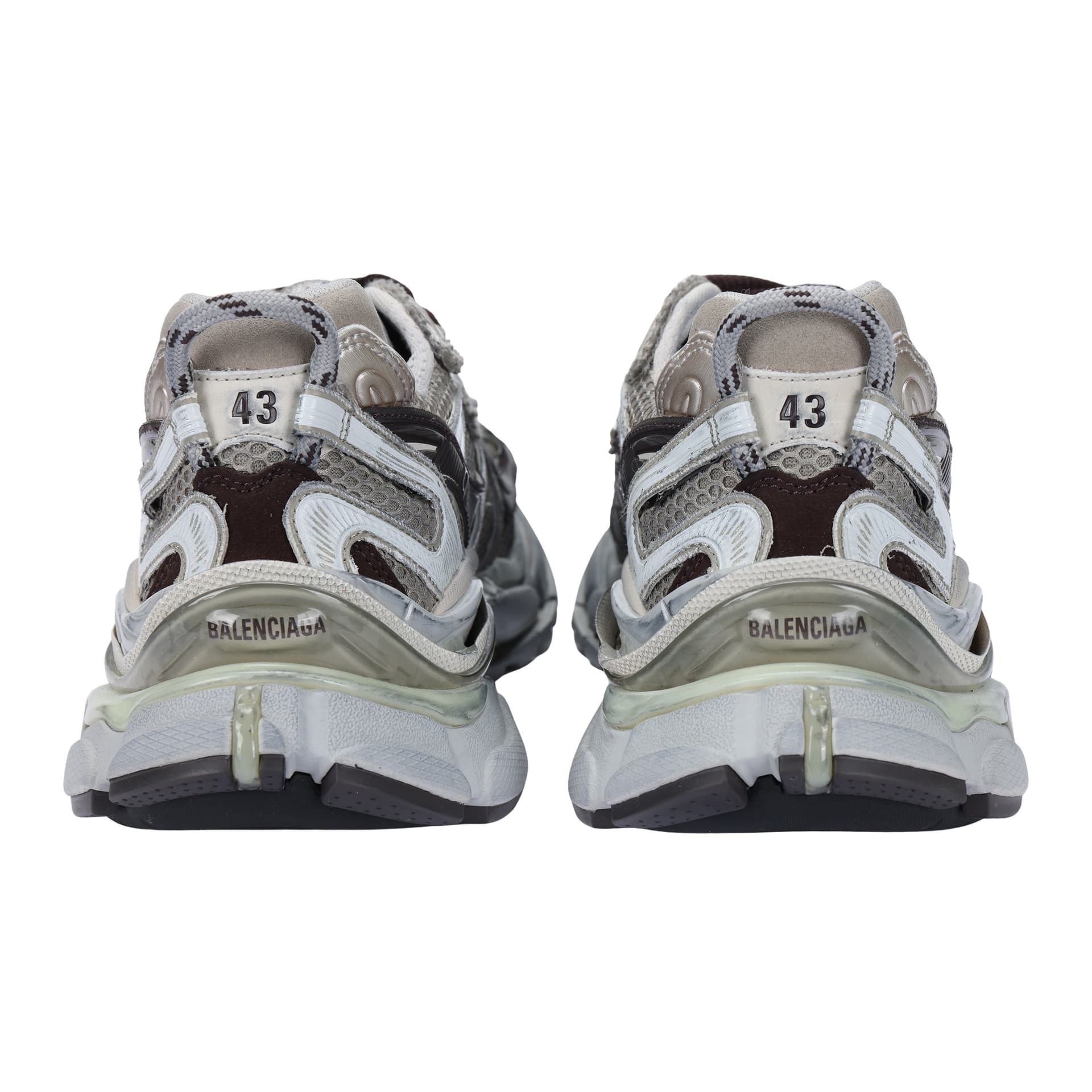 Кроссовки Balenciaga Runner White Silver - изображение 4