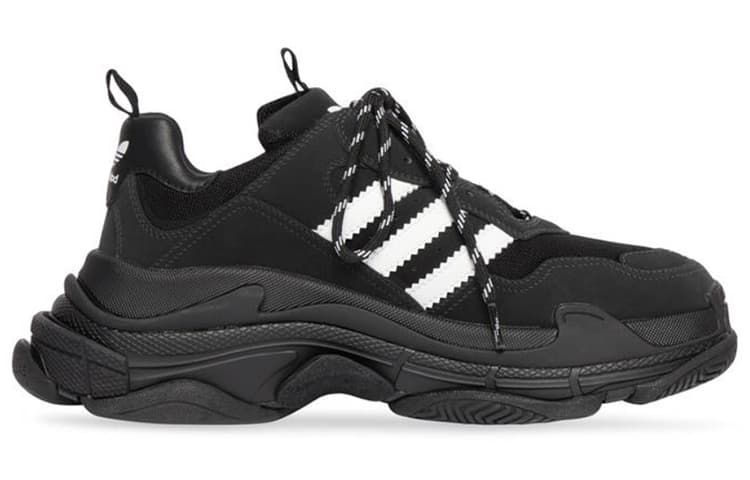 Кроссовки adidas x Balenciaga Triple S Black - изображение 2