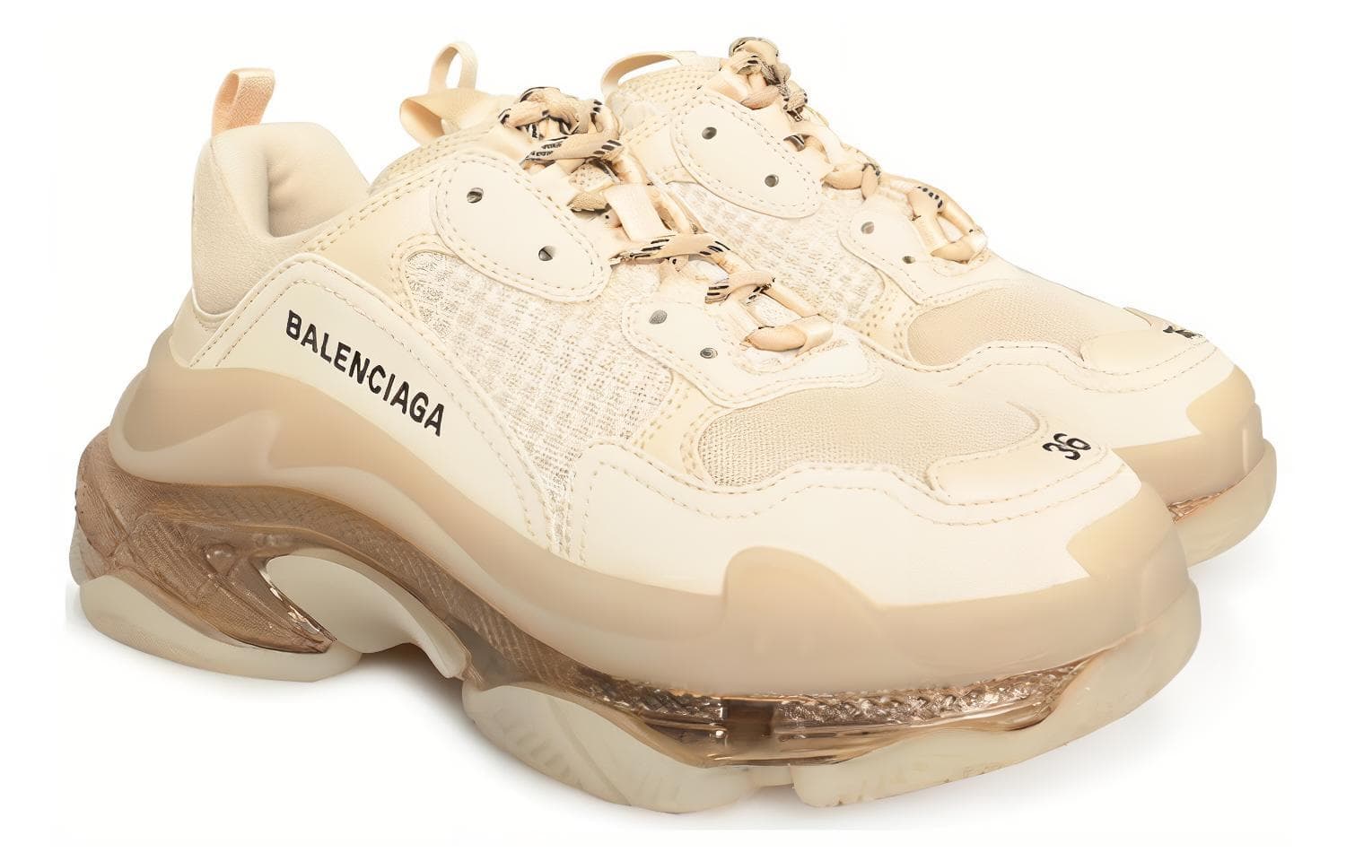 Кроссовки Balenciaga Triple S Clear Sole - изображение 3