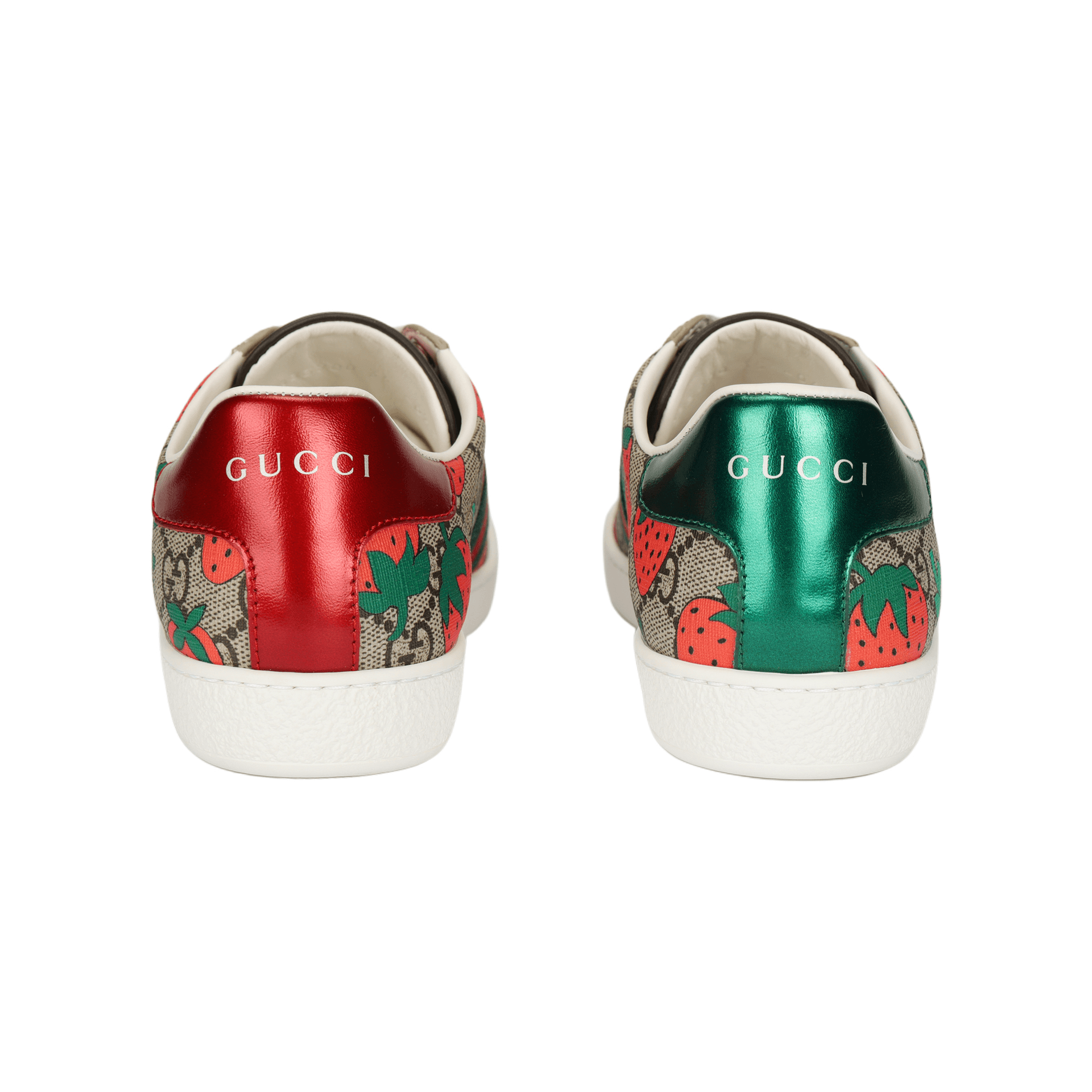 Кроссовки Gucci Ace Strawberry Print - изображение 4