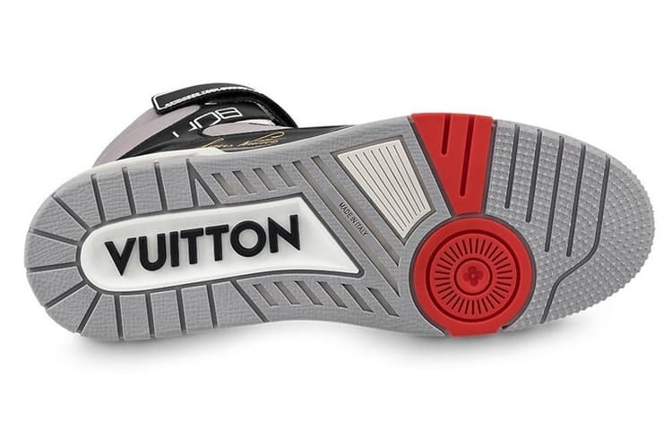 Кроссовки Louis Vuitton Trainer High Top Grey Black - изображение 5