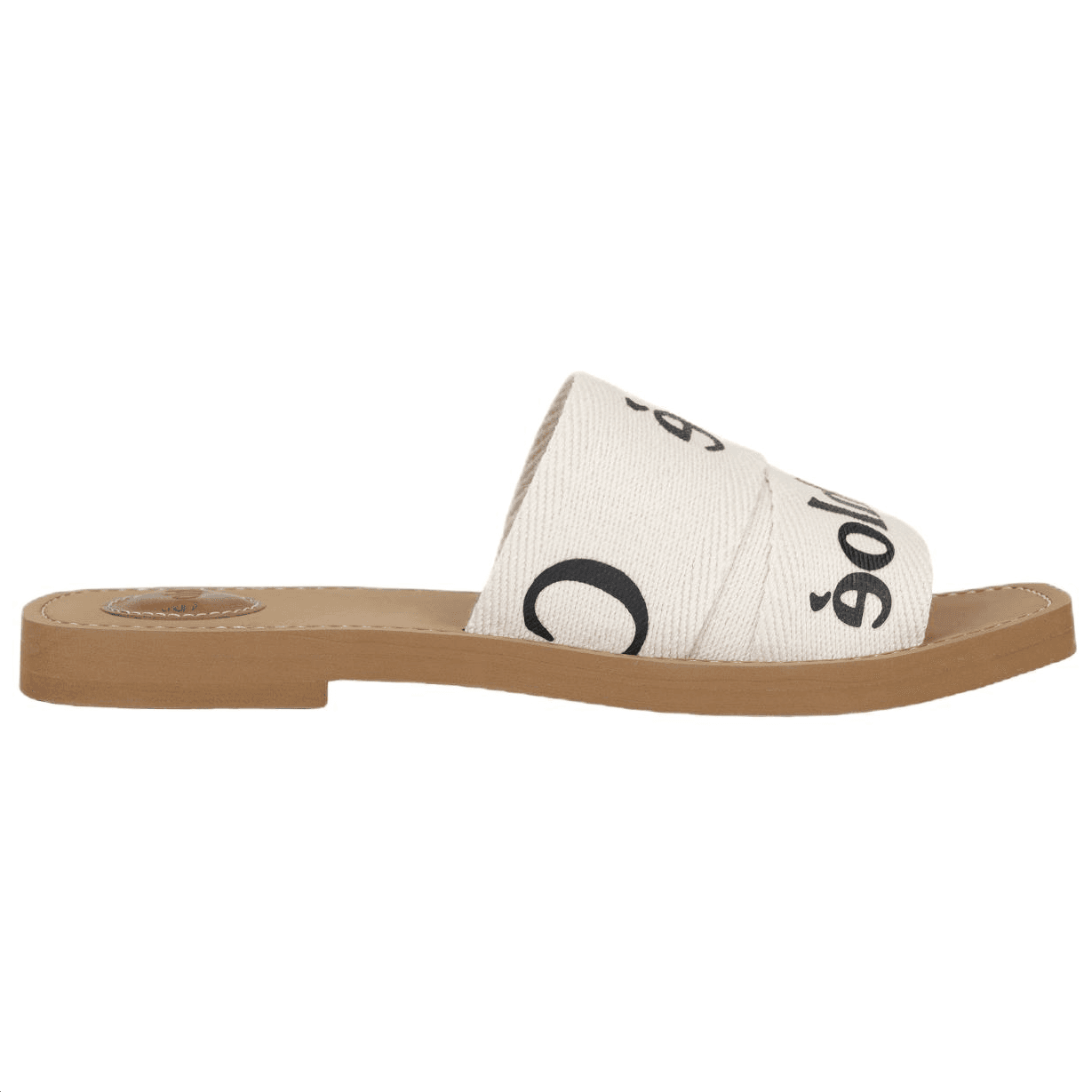 Сандалии Chloe Logo Equestrian Slides White - изображение 2
