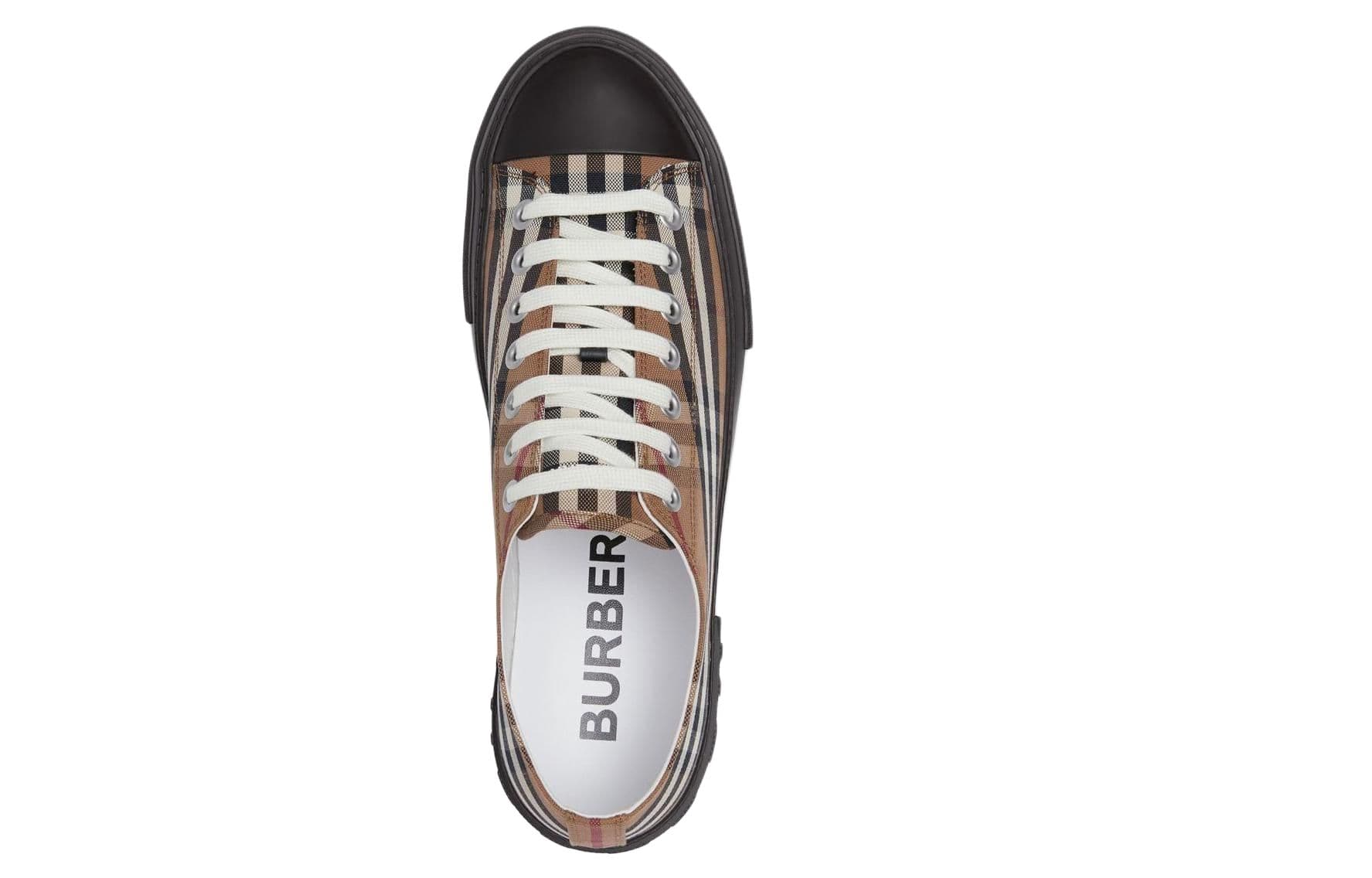 Кеды Burberry Vintage Low Top Sneakers Brown - изображение 3