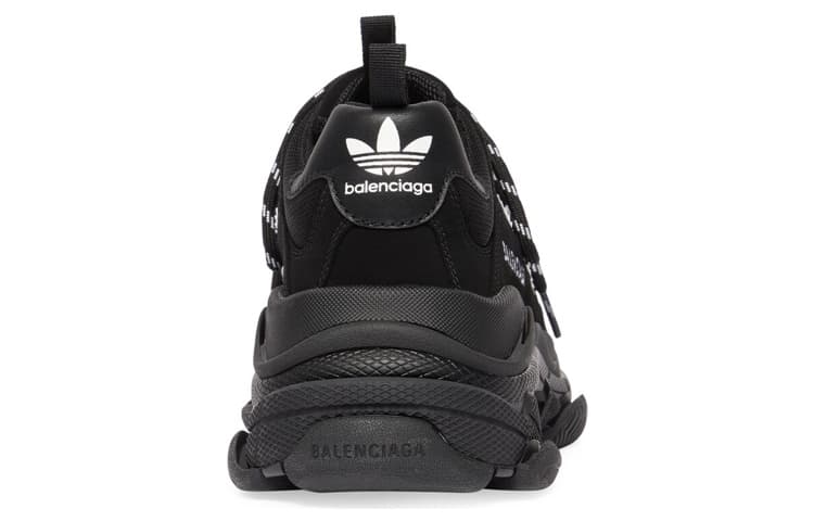 Кроссовки adidas x Balenciaga Triple S Black - изображение 5