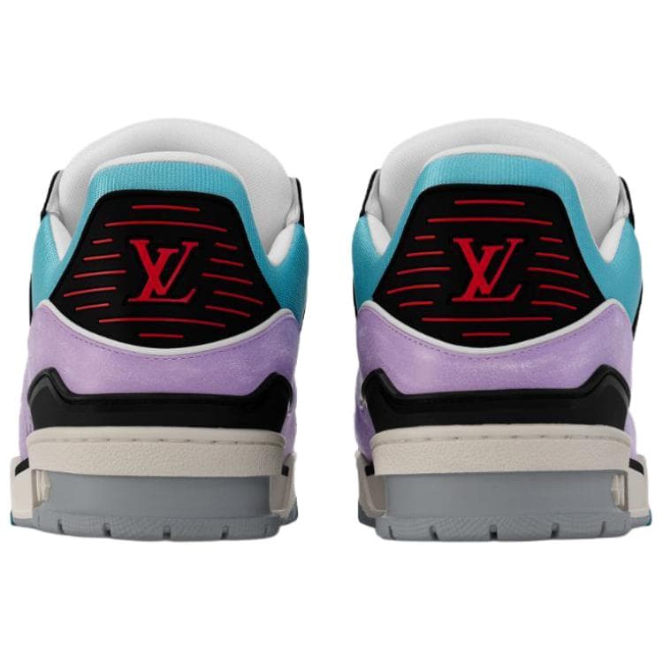Кроссовки LOUIS VUITTON Trainer Blue Purple - изображение 4