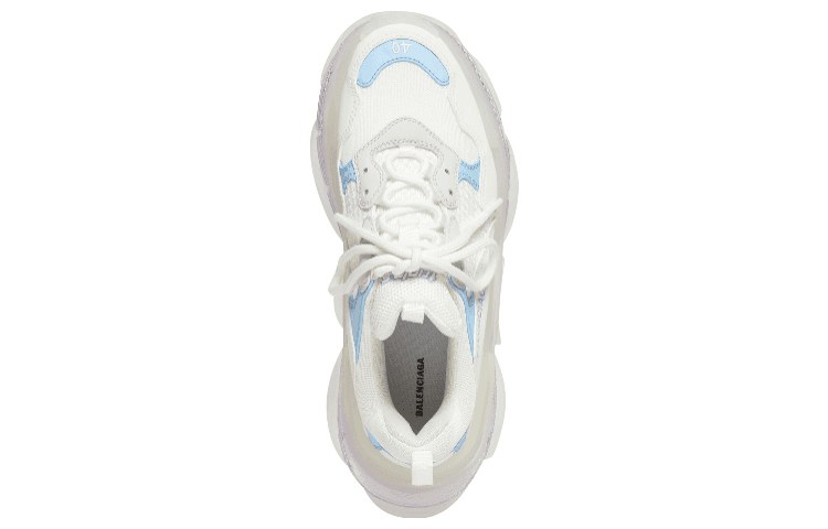 Кроссовки Balenciaga Triple S White Blue Purple - изображение 3