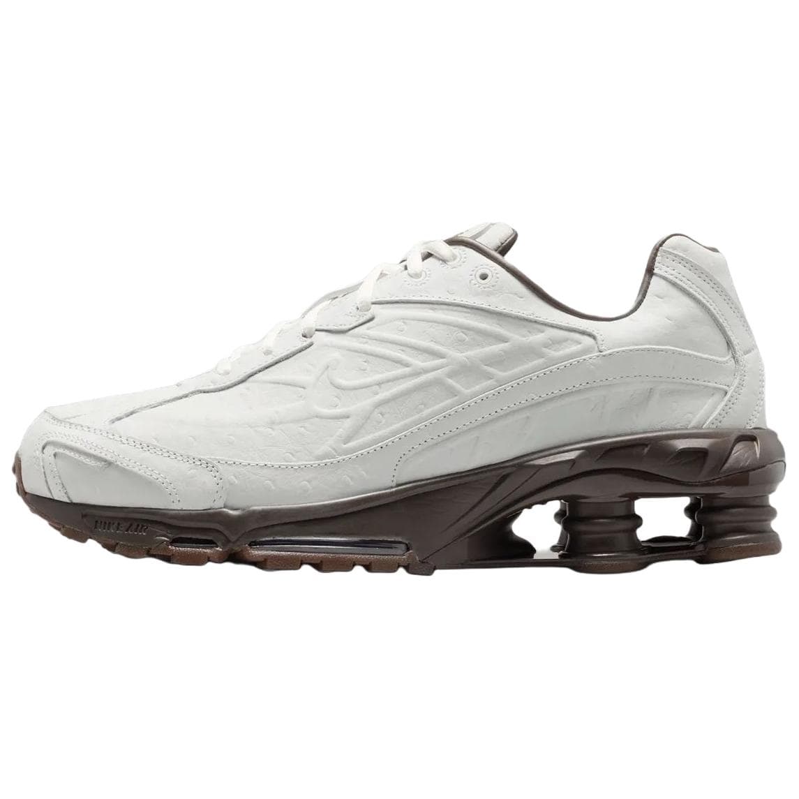 Кроссовки для бега Nike Shox Ride 2 Поддержка Отскок Поддержка Отскок Повседневные Беговые Кроссовки Мужские Белый Коричневый - изображение 1