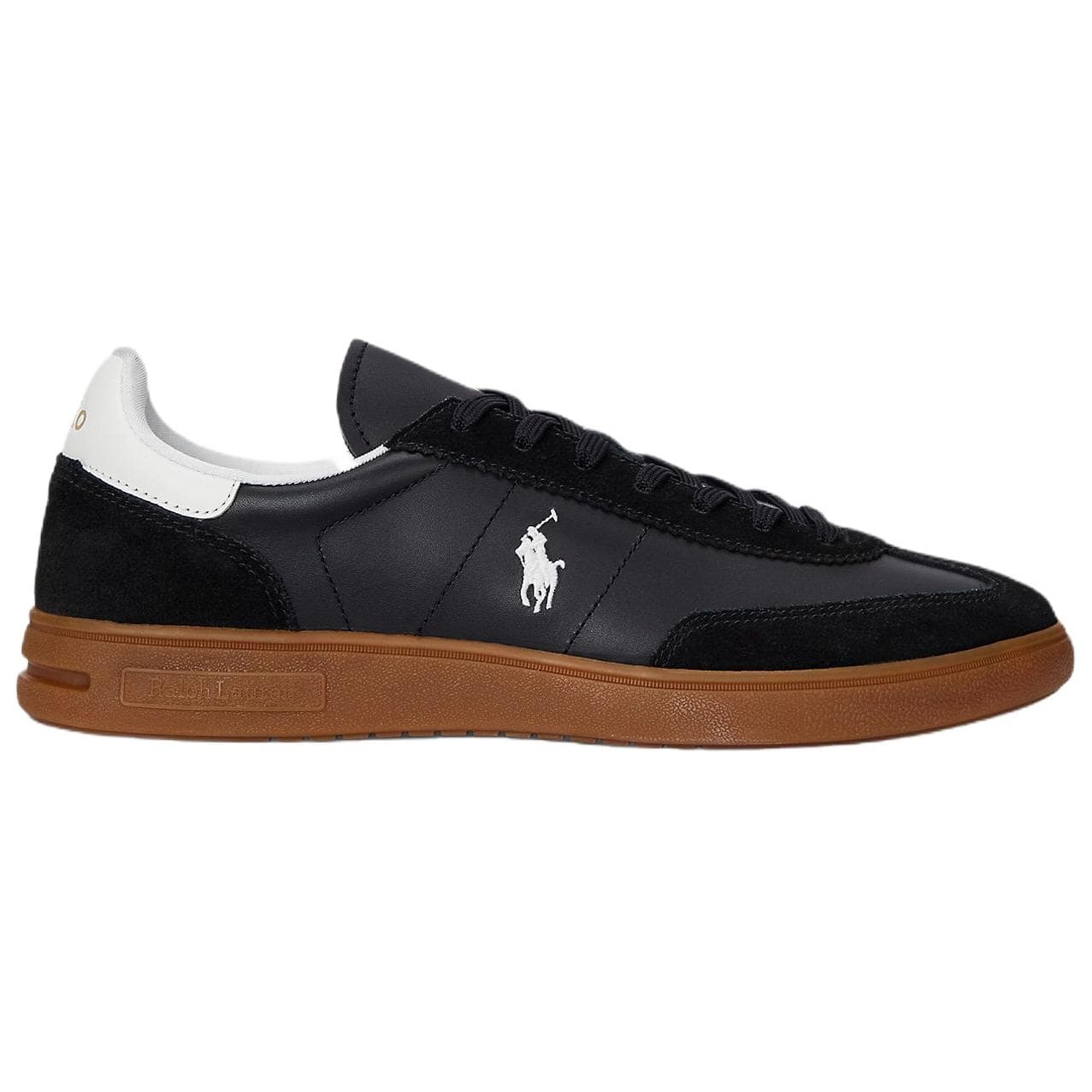 Кроссовки Polo Ralph Lauren Bedford Low Skateboard Кроссовки Унисекс Черные - изображение 2
