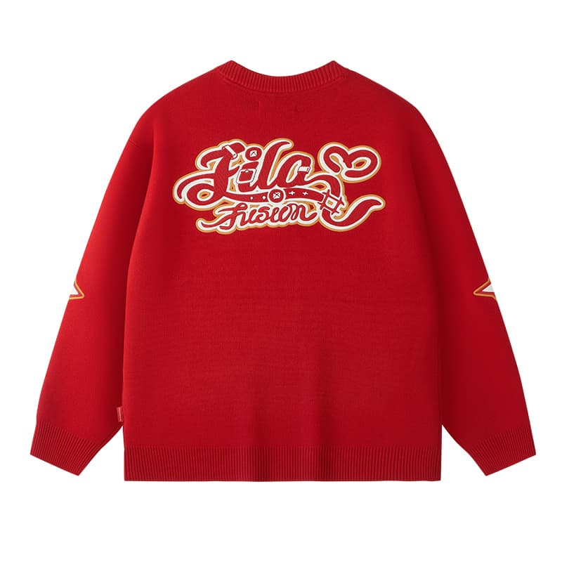 FILA FUSION X Dimitri Трикотаж Унисекс Гранат Красный - изображение 2