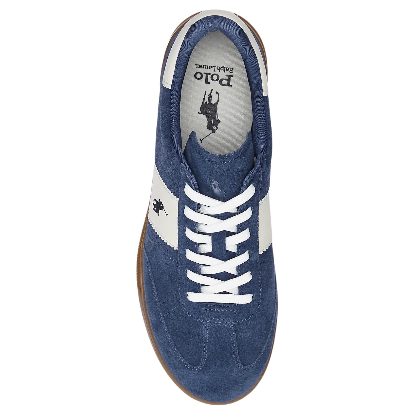 Кроссовки Polo Ralph Lauren Heritage Aera Low Скейтборд Обувь Мужская Освежающий вариант Морской Синий - изображение 4