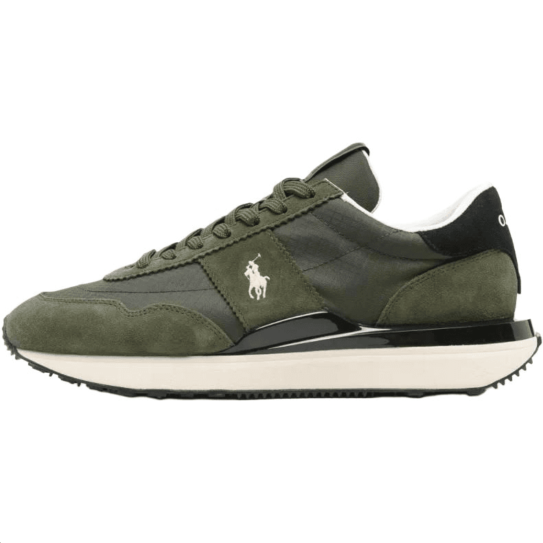 Кроссовки Polo Ralph Lauren Train 89 Low Top Повседневная Обувь Унисекс Зеленая - изображение 1