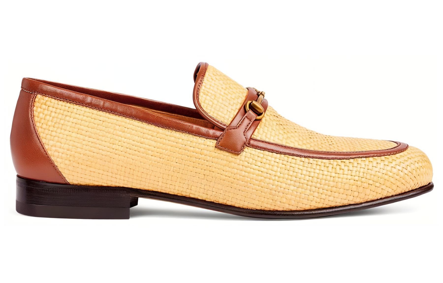 Ботинки Gucci Leather Slip-On Beige - изображение 2