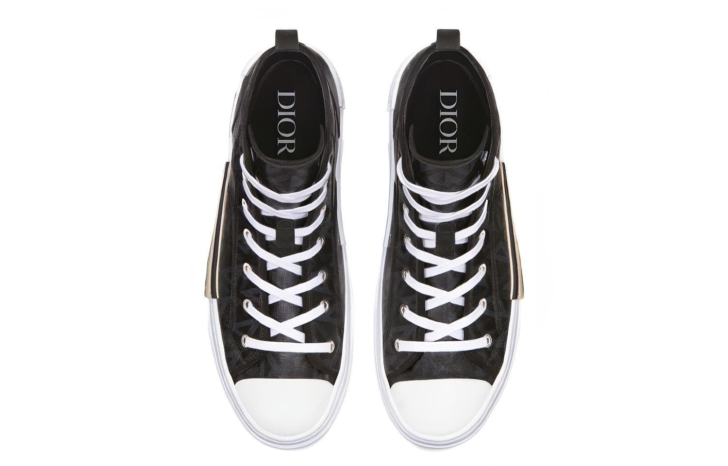 Кроссовки Dior B23 High-Top Sneakers Black - изображение 5
