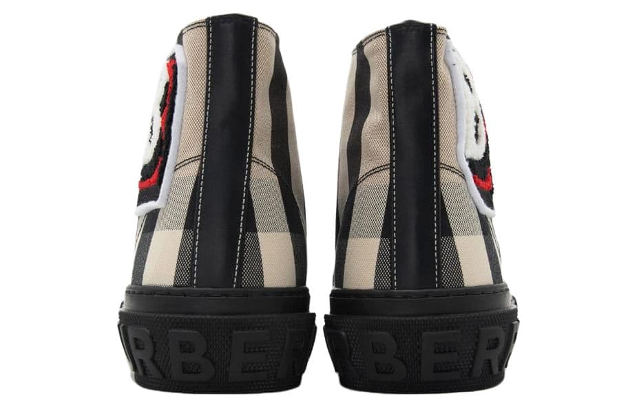 Кеды Burberry Plaid Canvas Sneakers - изображение 3