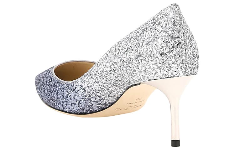 Туфли Jimmy Choo Romy Silver Blue - изображение 3