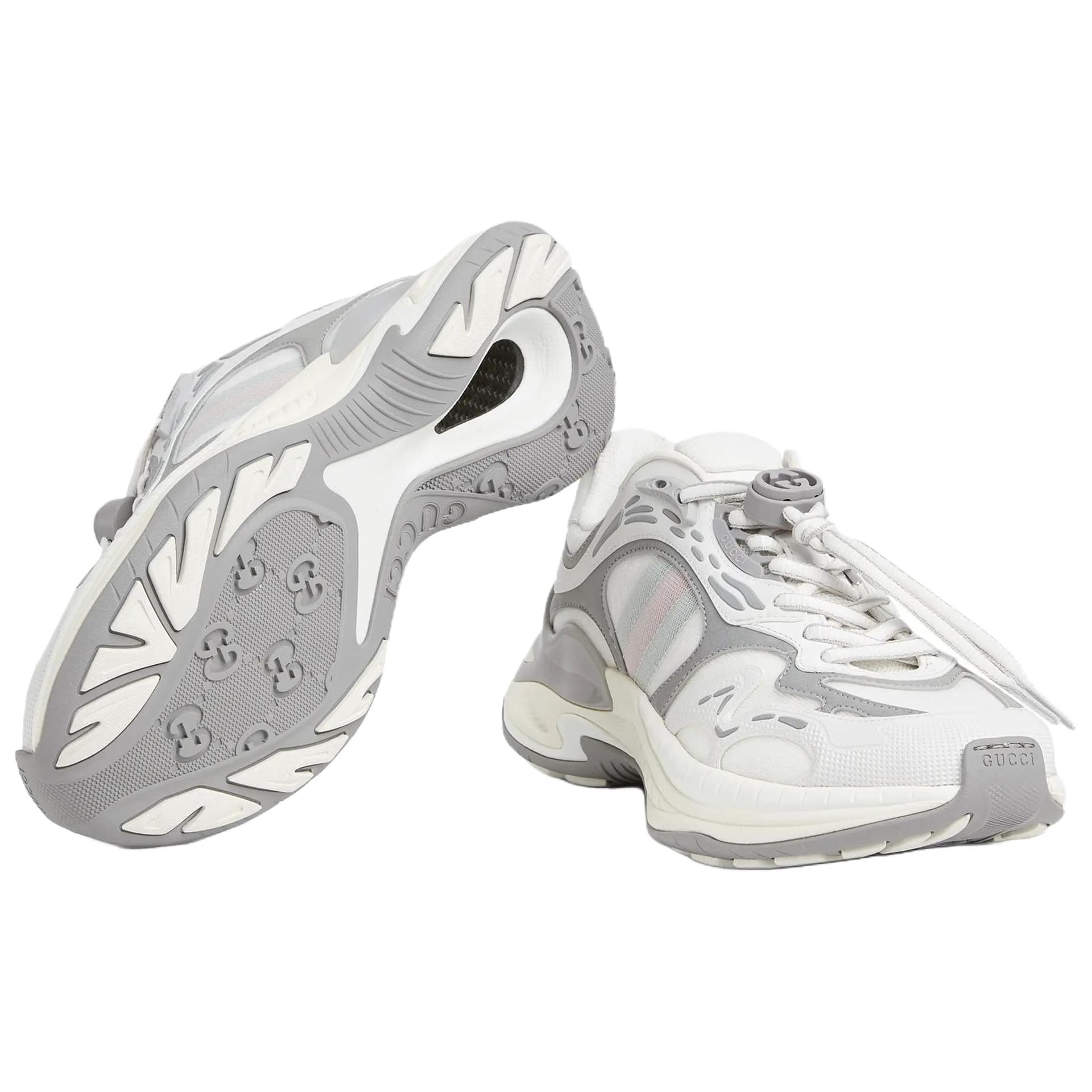 Кроссовки Gucci 2.0 White Grey - изображение 5