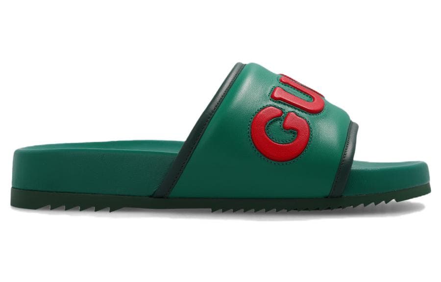 Сандалии Gucci Slide Green - изображение 2