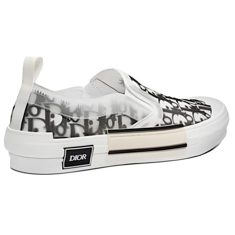 Ботинки DIOR B23 Low Top Sneakers Black White - изображение 4