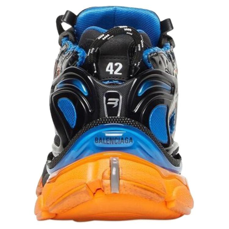 Кроссовки Balenciaga Runner Low Top Sneakers Black Blue Orange - изображение 4