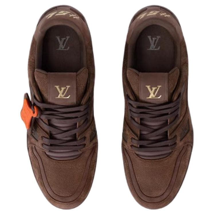 Кроссовки Louis Vuitton Trainer Low Deep Brown - изображение 4