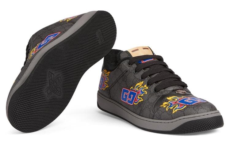 Кроссовки Gucci GG Low Top Sneakers Black - изображение 3