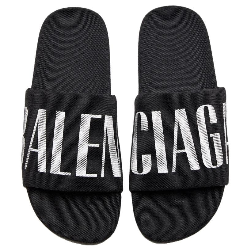 Сандалии Balenciaga Шлепанцы Мужские Черные - изображение 4