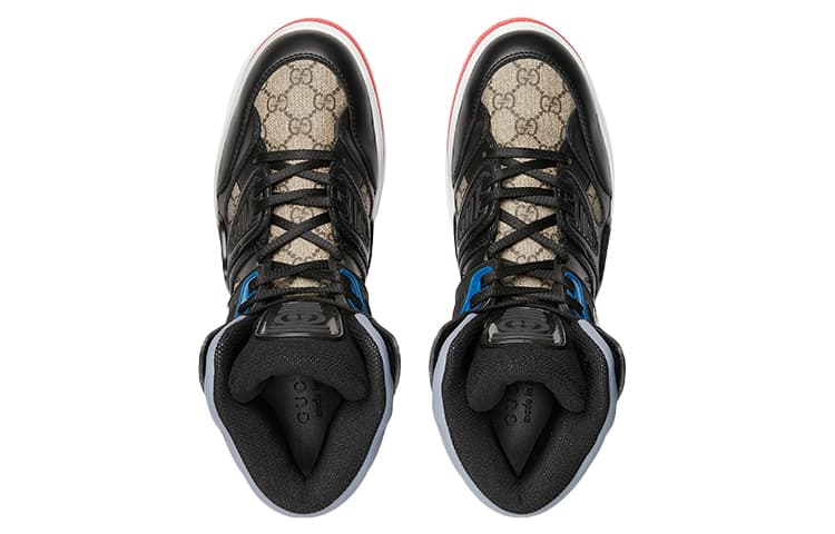 Ретро баскетбольные кроссовки Gucci Basket High-Top - изображение 4