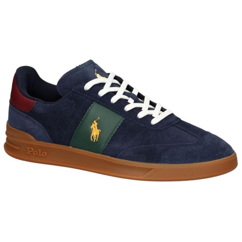 Кроссовки Polo Ralph Lauren Heritage Aera Low Скейтборд Кроссовки 1,5 см Мужские Синие - изображение 3