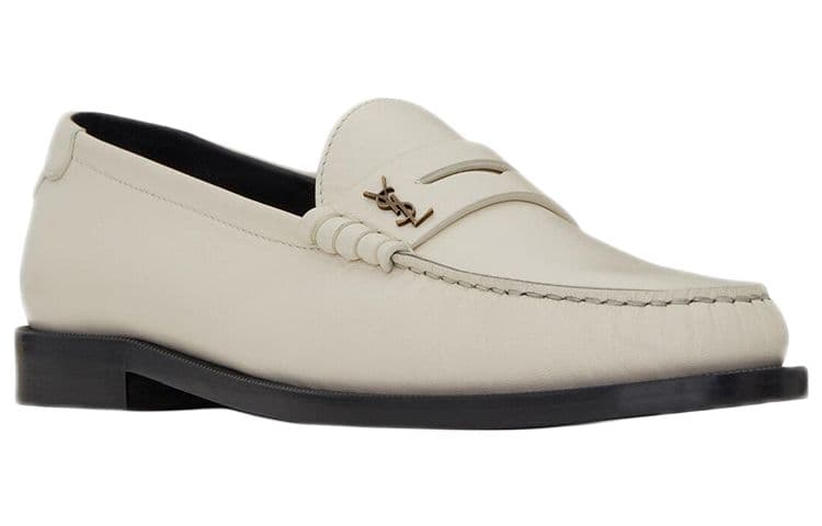 Ботинки Saint Laurent Loafer White - изображение 2