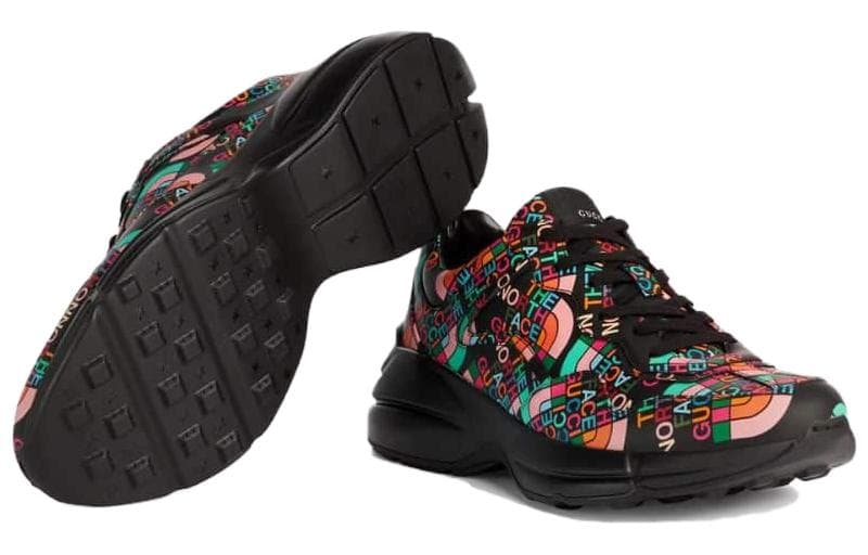 Кроссовки The North Face x Gucci Rhyton Black - изображение 5