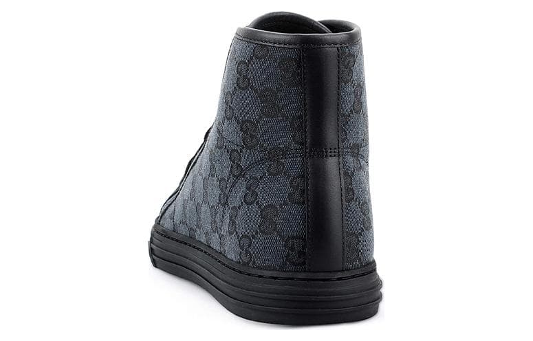 Кроссовки Gucci GG Canvas Grey Black - изображение 4