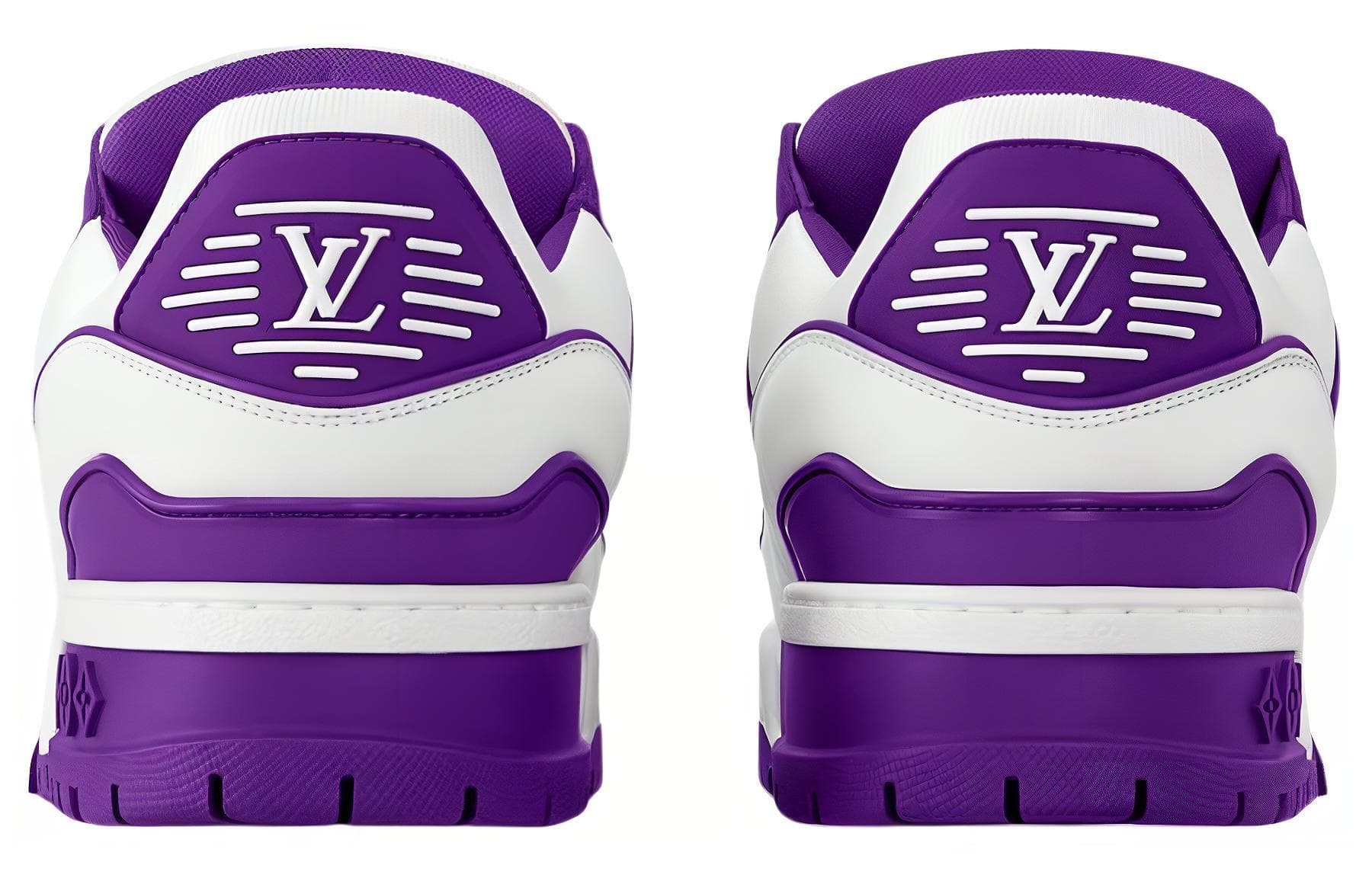 Кроссовки Louis Vuitton Trainer Maxi White Purple - изображение 5