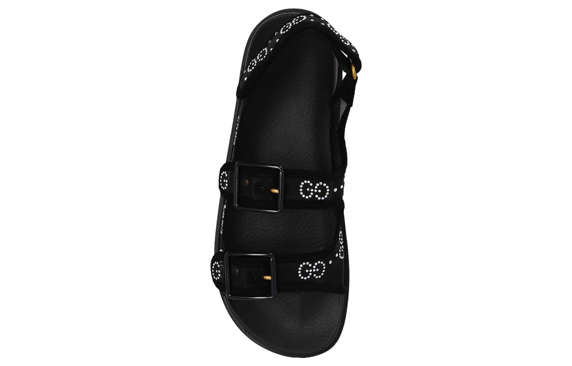 Шлёпанцы Gucci GG Black Sandals - изображение 5